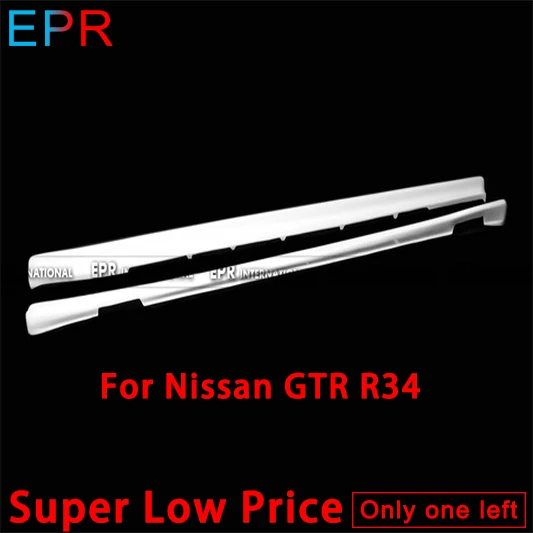 

For Nissan R34 GTR Skyline FRP Fiber Glass Nismo Side Skirt Extension Body Kit