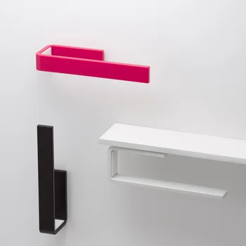 

Kitchen Eco-friendly Paper Holder Household Paste Punch-free Toilet Paper Holder Tissue Rack Bathroom Towel Hook Resin