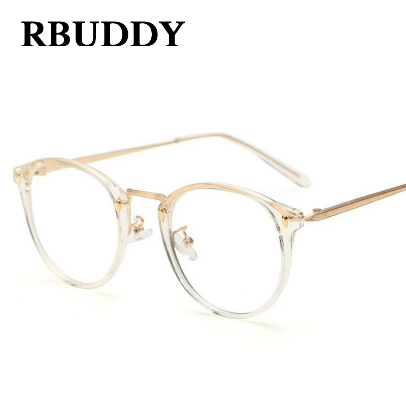 Компьютерные очки RBUDDY с прозрачными линзами металлическая оправа Круглые