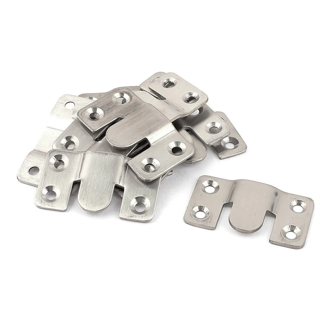 

Furniture Sectional Interlock Style Sofa Connector 10pcs Silver Tone