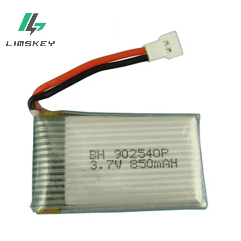 

3.7V 850 mAh Syma X5C lithium polymer battery Flygt special Lipo battery 902540