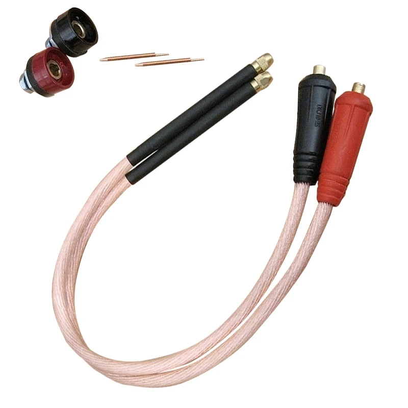 

25 Square DIY Spot Welder Copper 18650 Handheld Spot Welding Pen Machine Welding 18650 Battery Hole Terminal Connector New