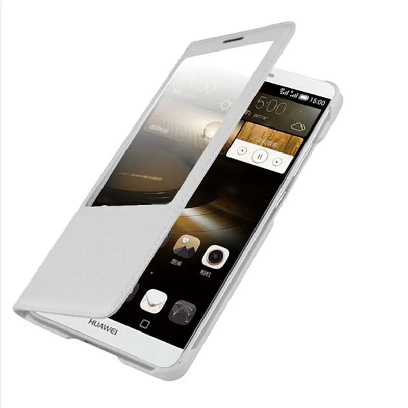 Флип-чехол для huawei Ascend mate 7, чехол, высокое качество, смарт-окно, флип, кожаный чехол для телефона, Fundas Capas для huawei mate 7 6,0