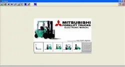 Погрузчик электронные Руководство (n-Компасы) для Mitsubishi