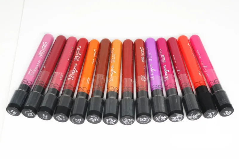 High quality 15 colors Lot Matte Lipstick Velvet Batom Lips Long-lasting Waterproof Liquid Matte lip gloss Beauty Makeup High quality 15 colors Lot Matte Lipstick Velvet Batom Lips Long-lasting Waterproof Liquid Matte lip gloss Beauty Makeup