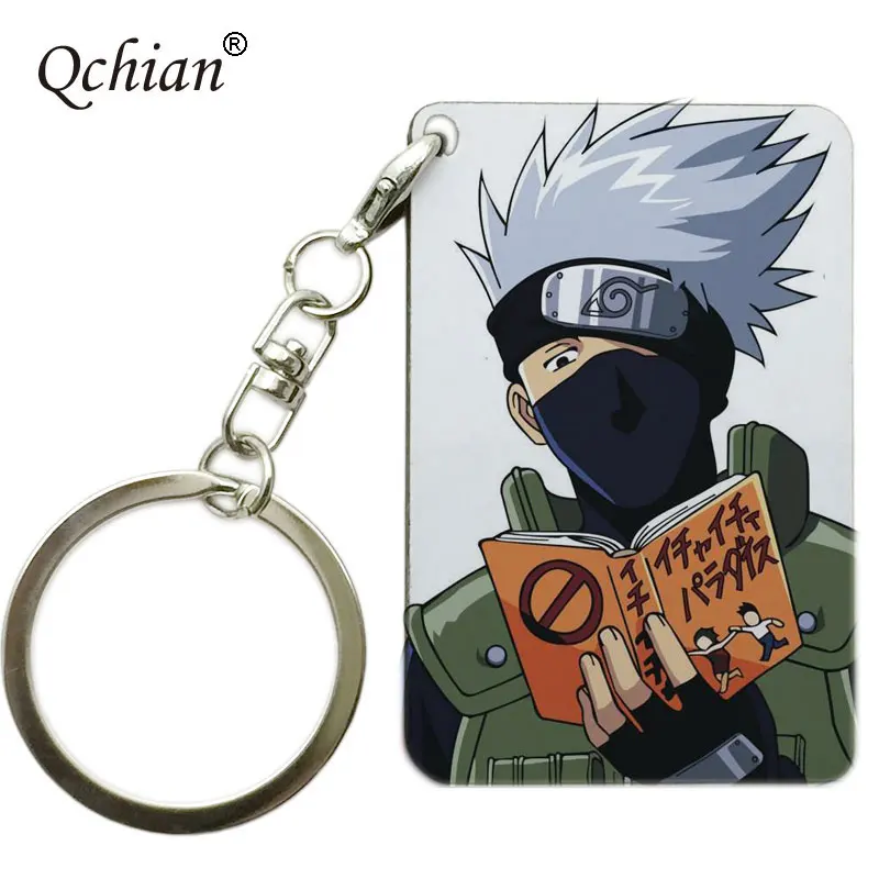 

Anime Naruto Kakashi Print Keychian Naruto Key Chains Ring Holder Tony Chopper