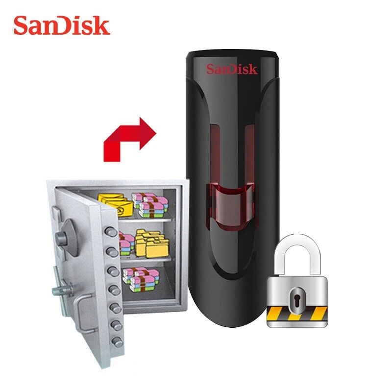 100% Оригинал SanDisk CZ600 USB флеш накопитель 128 ГБ Супер Скоростной 3 0 карта памяти 256