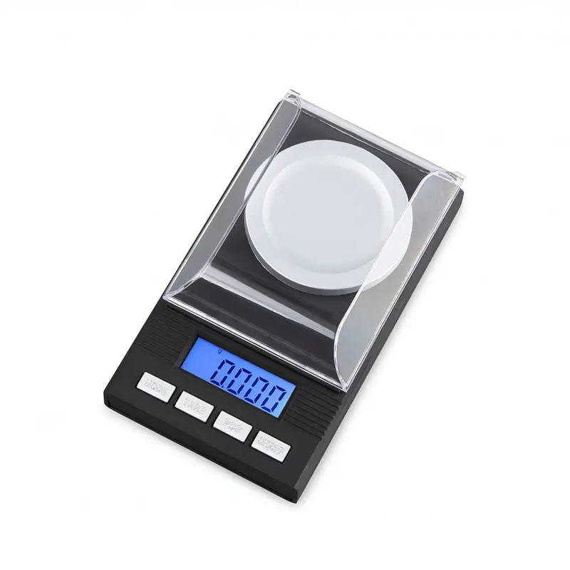 Balance milligramme numérique tactile LCD,balance de laboratoire,comptage  électronique des grammes,balance de - Black[A1056]