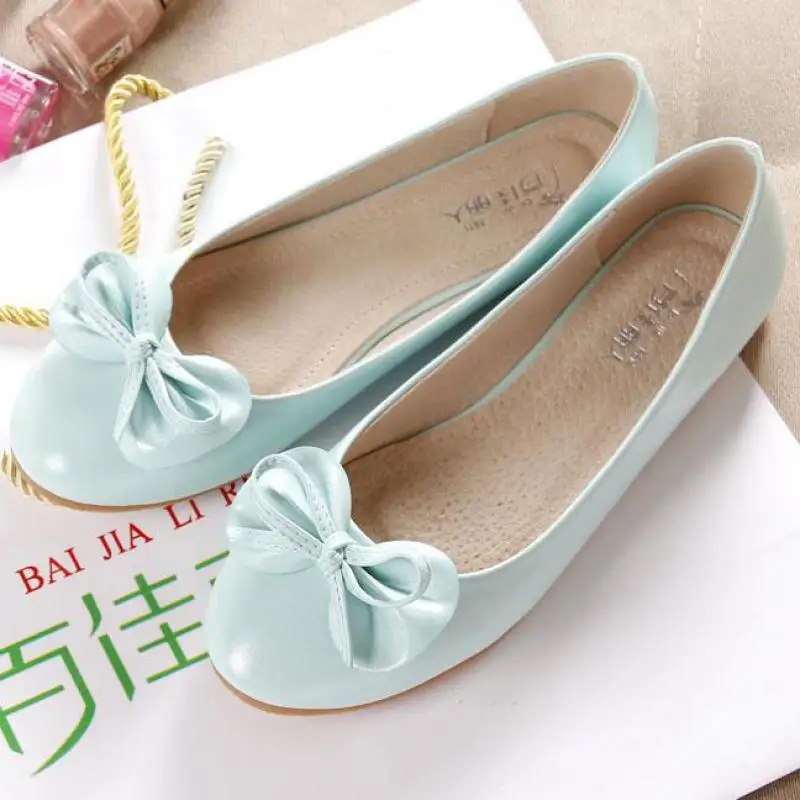 

Sweet Bow Women Flat Shoes Ladies Slip On Lazy Loafers Casual Breathable Comfortable Female Flat Leisure Shoes Spring autumn new