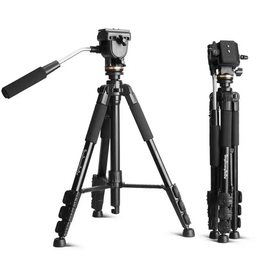 

Professional Photographic Portable Foldable Telescopic Non-slip Camera 14mm 5kg Tripod 4 Sections Photography