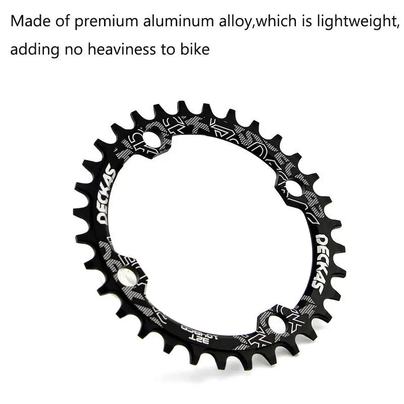 Deckas Crank & Chainwheel 96BCD 32T34T36T38T Round Oval Narrow Wide Chainring MTB Road Bike Crankset Chainwheel Bicycle Parts (10)