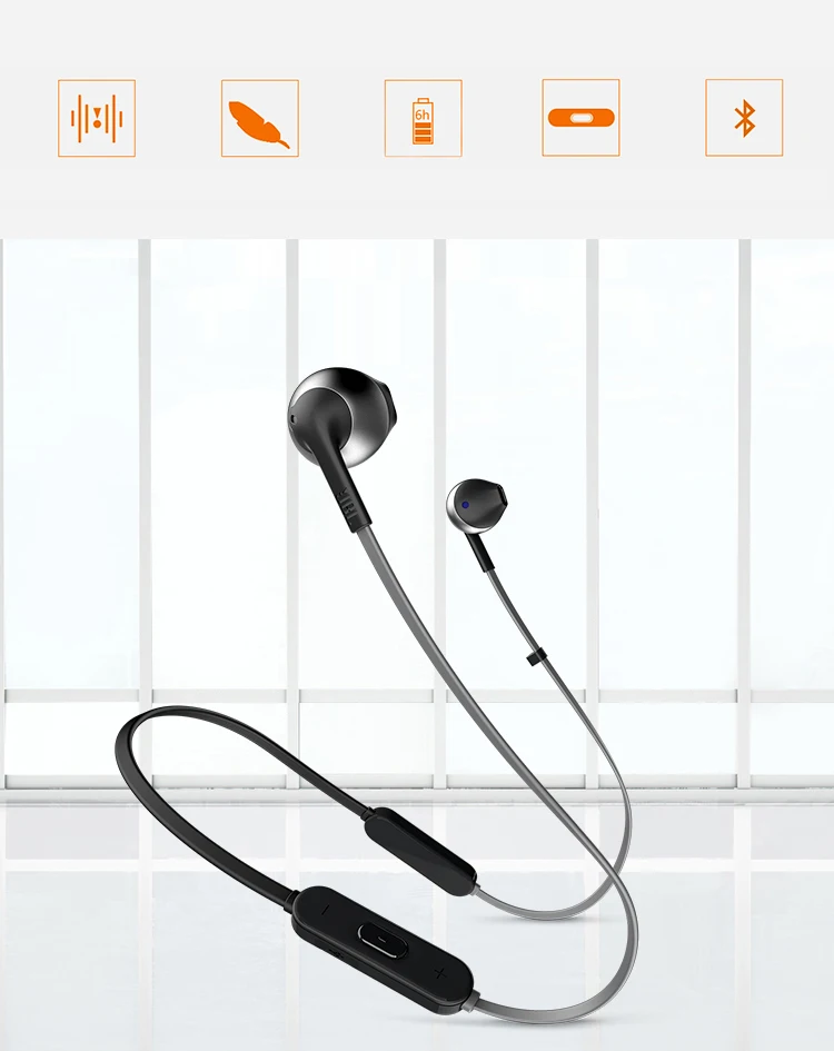 JBL Lifestyle TUNE 205BT Wireless Bluetooth Earphone Earbud Portable Music Sport Pure Bass Sound Headset For Smartphone (1)