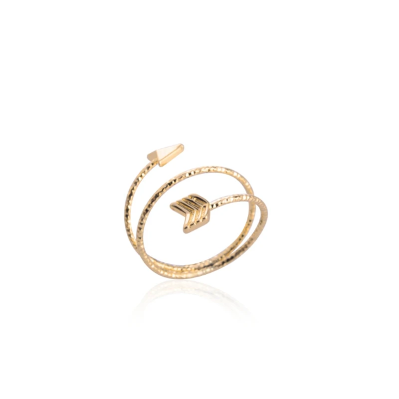 Oly2u минималистичные медные геометрические кольца для женщин простой треугольник звезда круглое кольцо симпатичное животное лиса палец кольцо лучший друг подарок - Цвет основного камня: 151
