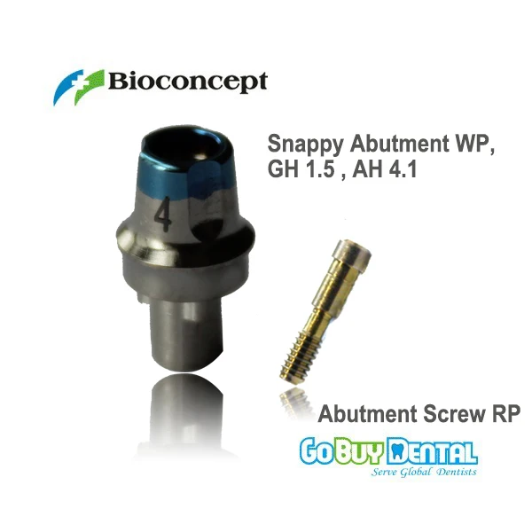 Nobel Compatible Biocare Replace Snappy Abutment WP GH1.5mm AH4.1mm (435968)