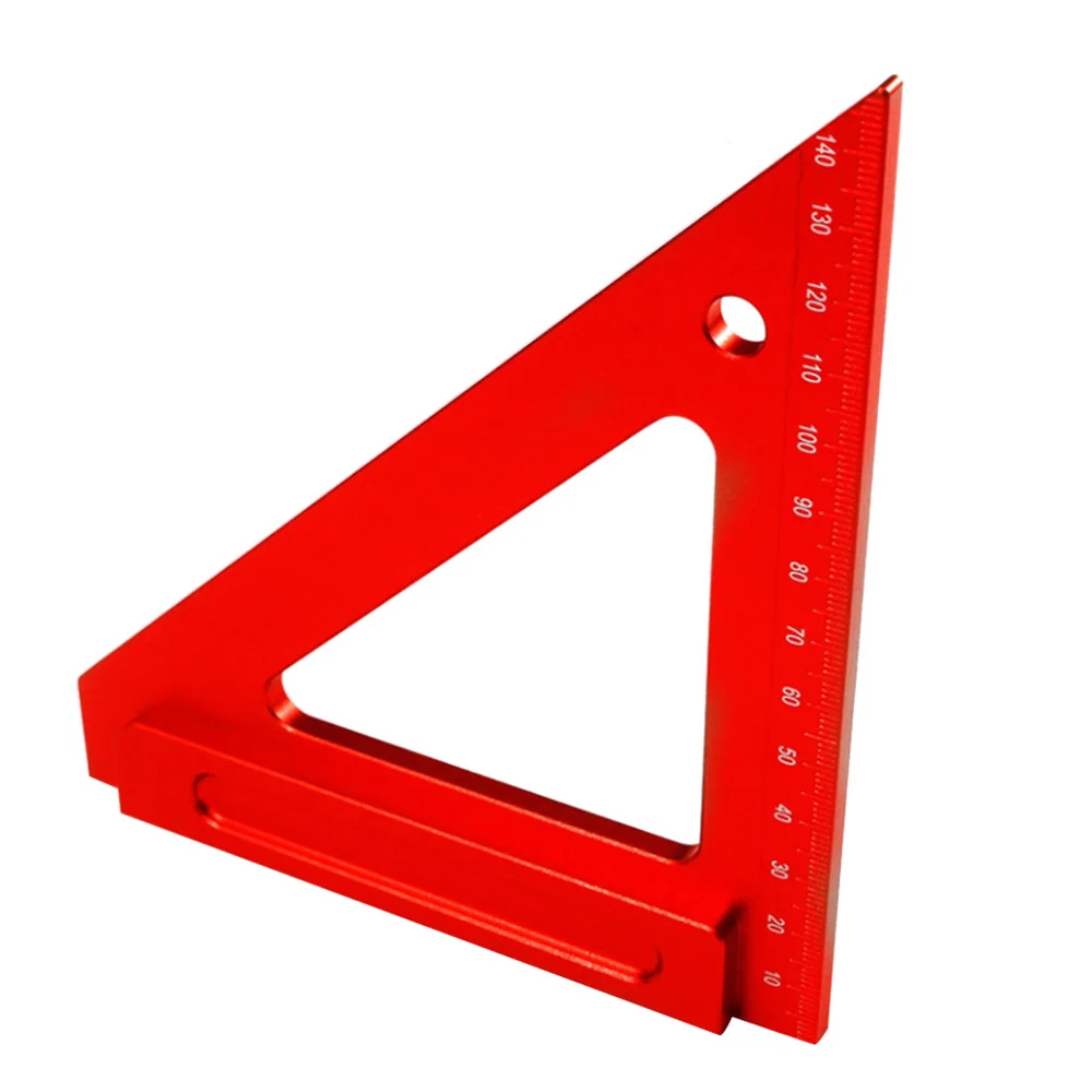 

New Dropship Woodworking Tools Precision Triangle Ruler High Quality Measuring Gauge 1pc