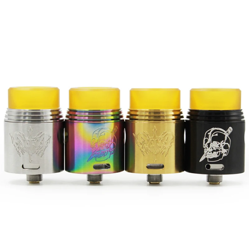 

CYAN Apocalypse Rapture RDA Atomizer with Wide Bore Drip Tip 24mm Rebuildable Vaporizer Tank for e Cigarette Mod GEN2 RDA
