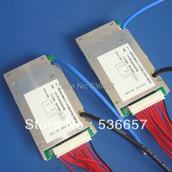 16S 48V LiFePO4 батарея BMS PCM 51,2 V(16S* 3,2 V) BMS PCB LiFePO4 батарея BMS с функцией баланса