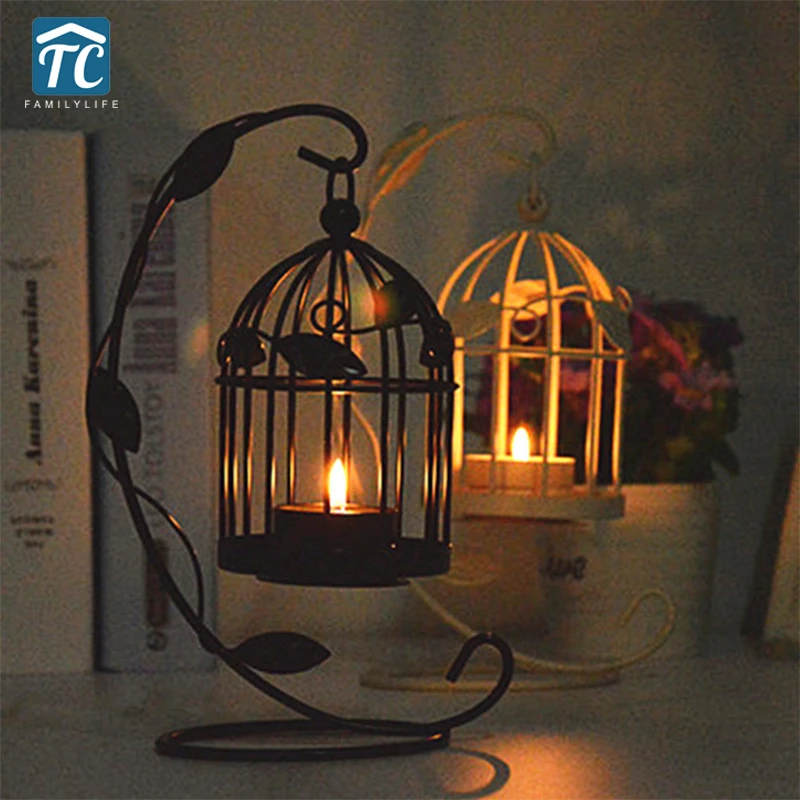 شمعدان معلق على شكل قفص عصافير مغربي شمعدانات عتيقة ديكور منزلي 2017 Votive Candle Holders Candle Holder Hangingvintage Candlestick Aliexpress