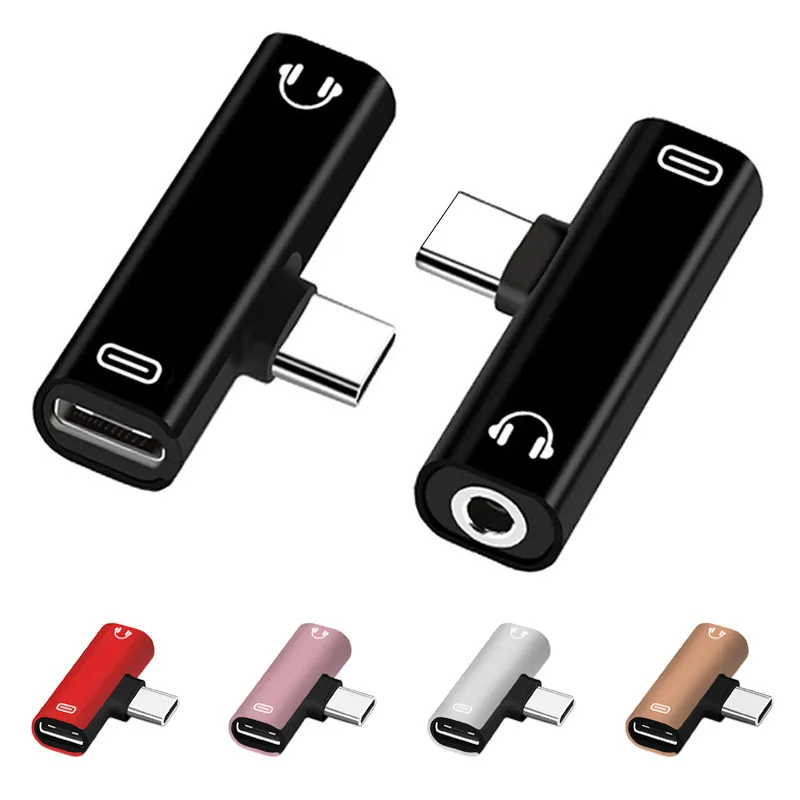 

USB Type-C to 3.5mm Earphone Audio Adapter Charging Converter Type C Aux Jack Headphone Charge Cable For Xiaomi Mi 9 For Huawei
