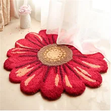 Модный милый ковер ромашка фиолетовый коврик для спальни Противоскользящий коврик для свадебного подарка
