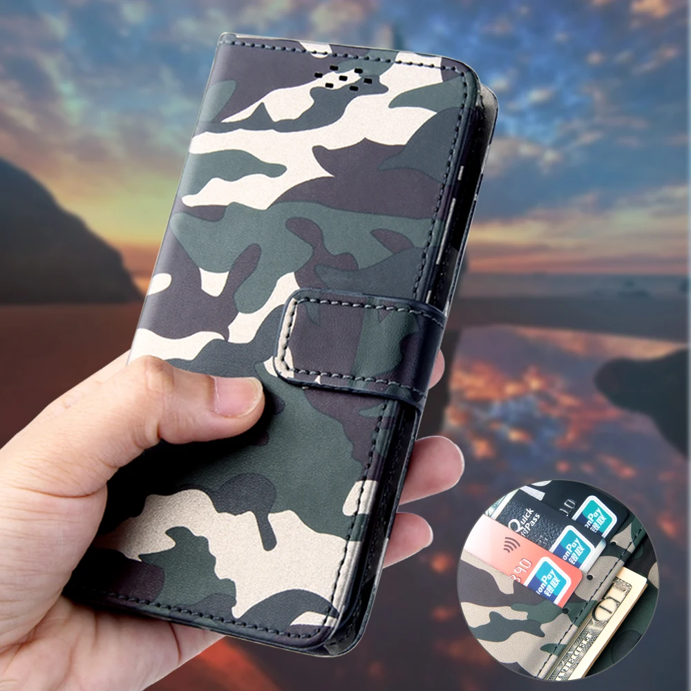 

Coque For Samsung Galaxy S9 Case Cover Flip Army Camo Pattern Magnetic Phone Case For Samsung Galaxy A8 Plus 2018 S9 Plus Case