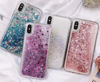 

100pcs Liquid Case for Samsung Galaxy A3 A5 A6 A7 A8 J3 J5 J7 2016 2017 2018 J2 Pro Prime S6 S7 Edge S8 S9 Plus Glitter
