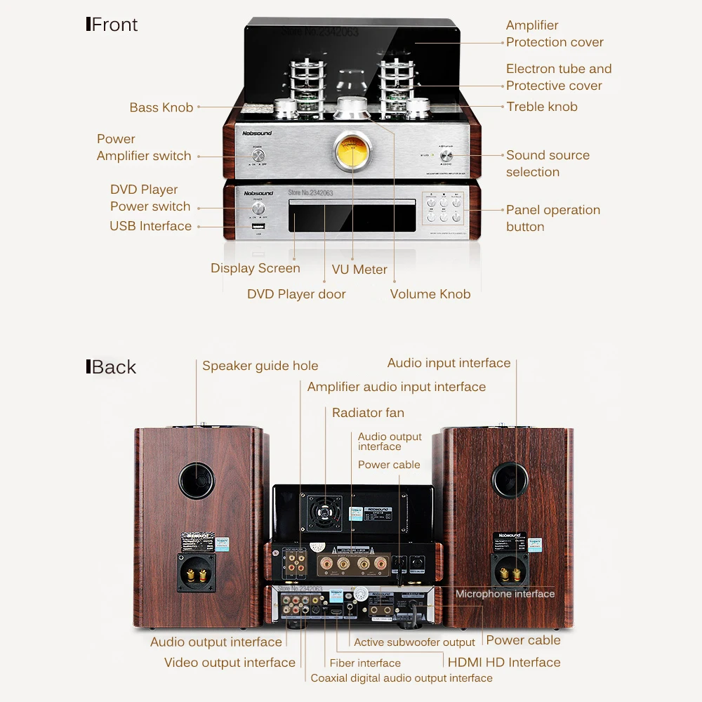nobsound bluetooth combined speaker