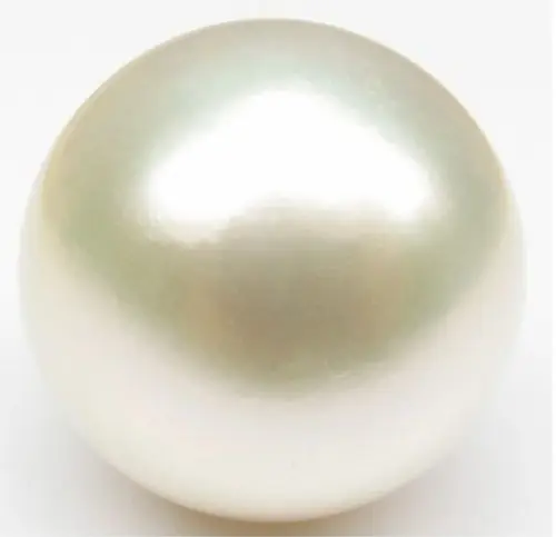 

huij 00645 PERFECT 13-14MM SOUTH SEA GENUINE ROUND AAA WHITE LOOSE PEARL