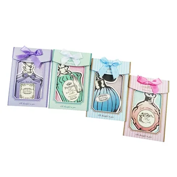 

1 Pcs/lot Novelty Perfume Bottle Shape Postcard Christmas Greeting Card Birthday Wedding Gift Cards Vintage Postcards