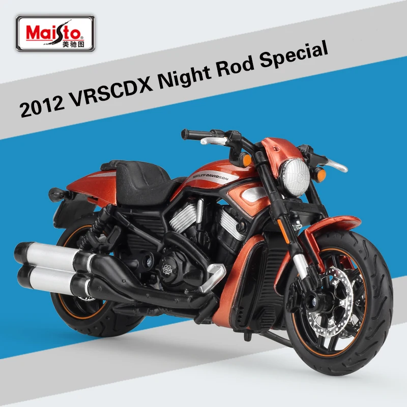 

Maisto 1:18 Scale 2012 VRSCDX Night Rod Special Classic Diecast Motorcycle Model Toy For Kids Gifts Colllection Free Shipping