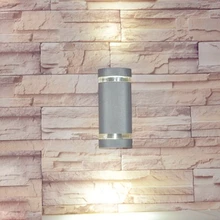 Светодиодный водонепроницаемый современный настенный светильник 2x3W 220V IP65 Настенный светильник Открытый крыльцо садовое освещение регулируемый светильник ZBD0101