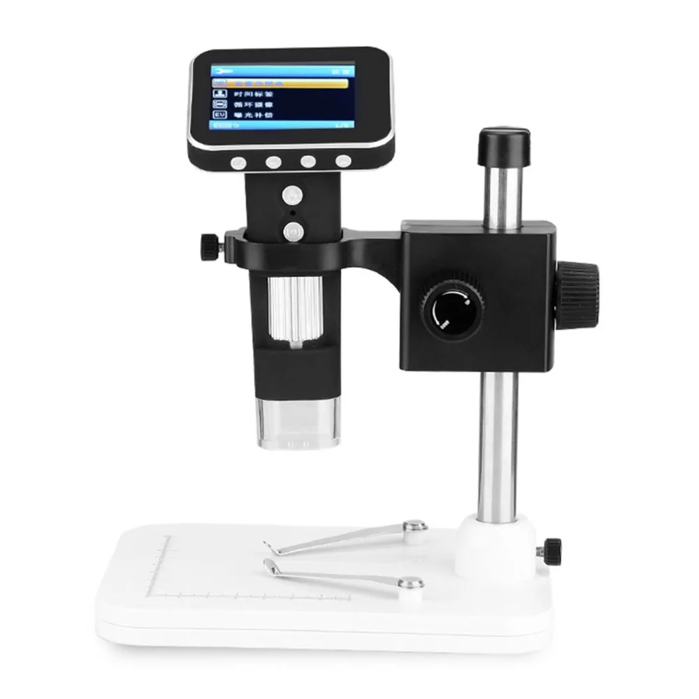 

ACEHE 500x Magnification with 3.5 Inch HD Screen Integrated Digital Microscope With Adjustable Microscope Stand LED Light