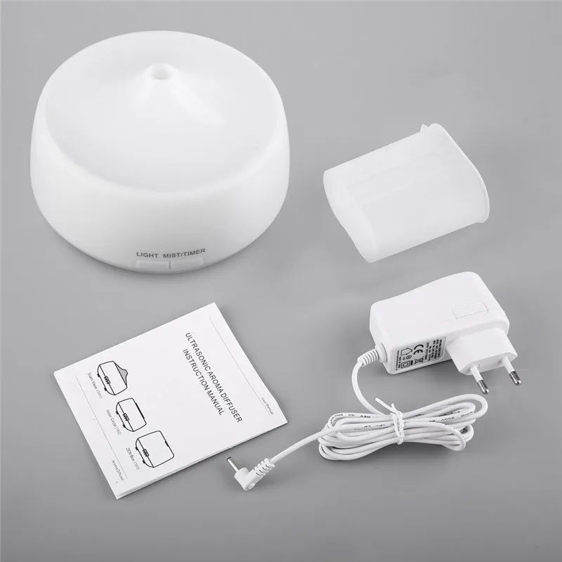 

Home Air Humidifier Aroma Diffuser Home Use Aromatherapy Machine Round Air Moistener with LED Light EU Plug 101