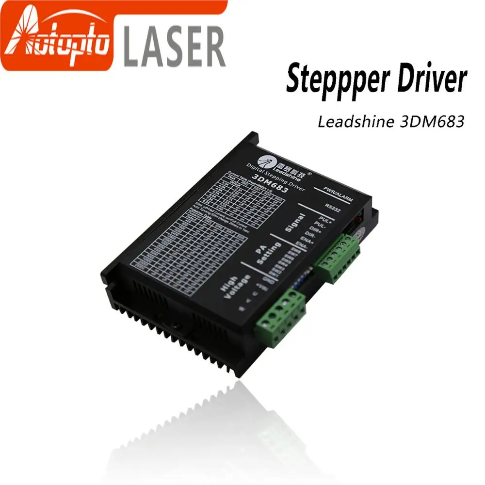 

Leadshine 3 Phase 3DM683 Stepper Motor Driver 20-60VDC 0.5-8.3A