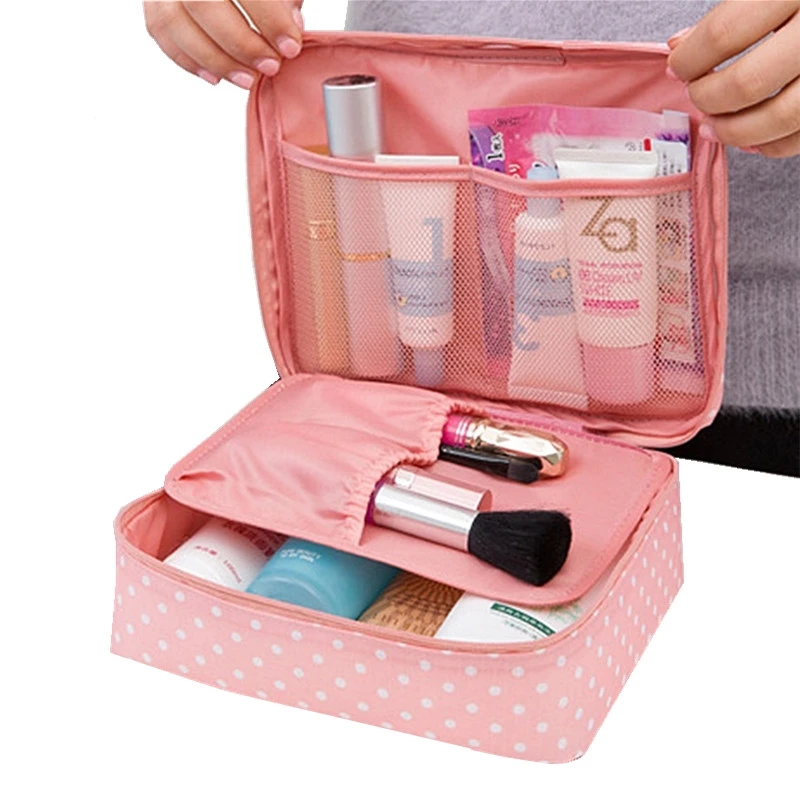 Women Travel Kit Organizer Toiletry Cosmetic Bags Traveling Hand bags Zipper Mini Wash Bag Makeup Organizer Bag