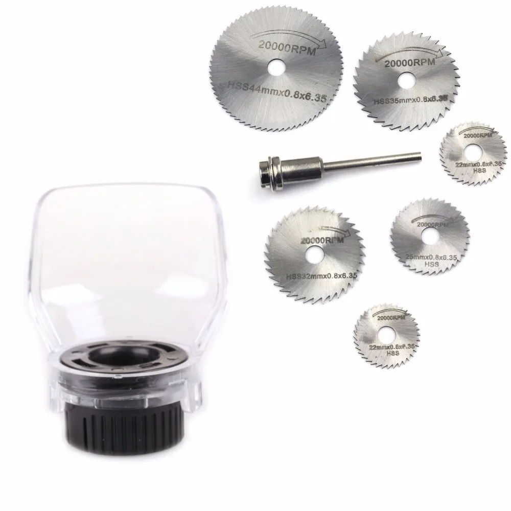 ZFE 8Pcs Hss Cut off Circular Saw Blade & Grinder Safety Cover For