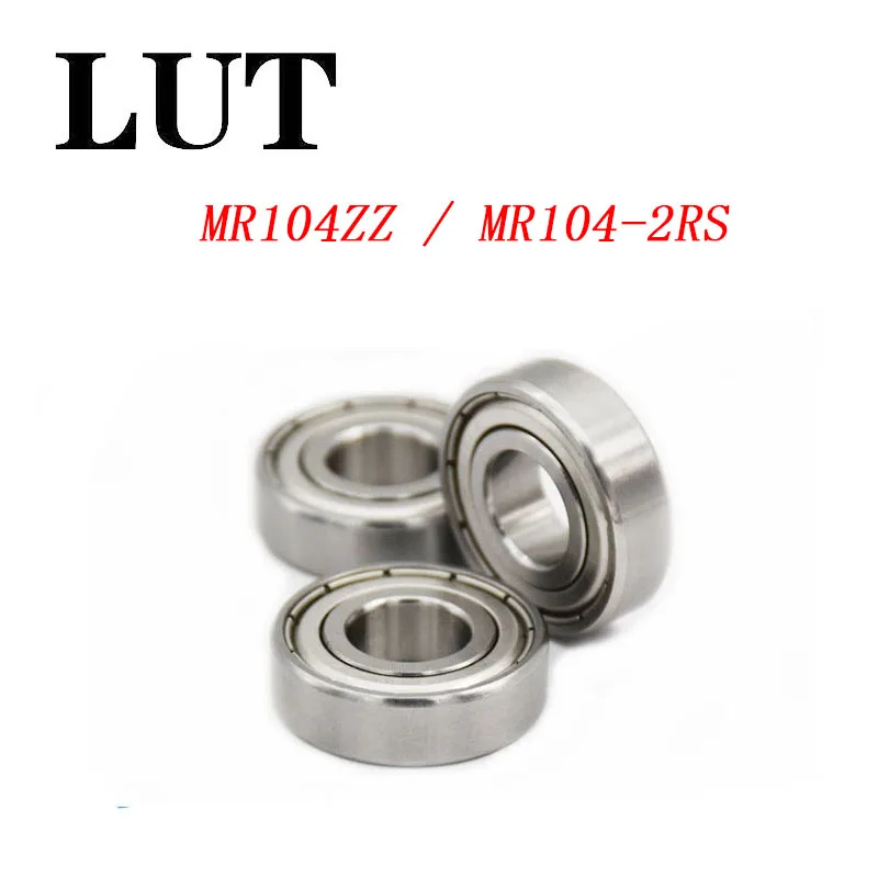 50 шт. шарикоподшипник MR104ZZ MR104 2rm подшипник ABEC5 с глубоким желобом 4x10x4 мм