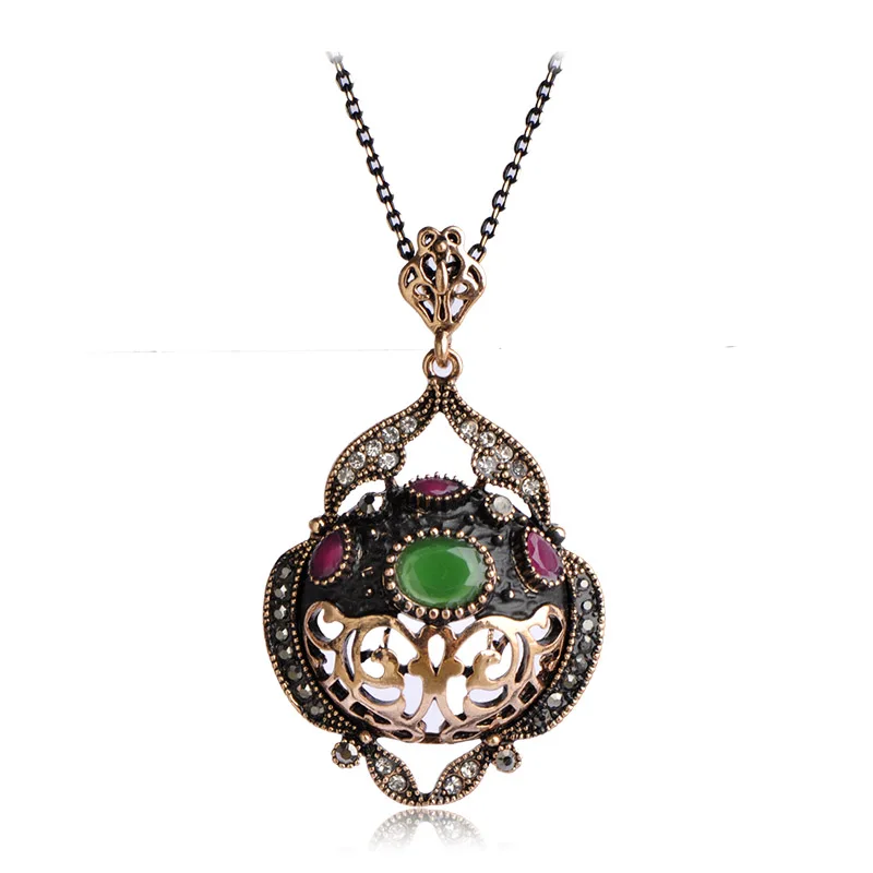 Серьги с кулоном камнем &quotКоролевский стиль&quot под старину.|set necklace|jewelry set