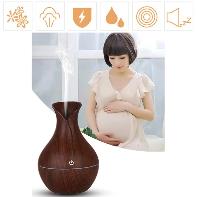 

130ml MINI Air Aroma Essential Oil Diffuser LED Ultrasonic Aroma Aromatherapy Humidifier Changeable Aroma Air Purifier LED Night