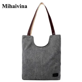 

2017 New Lady Single Large Capacity Cloth Bag Simple Shoulder Bag Women Messenger Bags Beach Big Shopper Canvas Hand Tote Bags