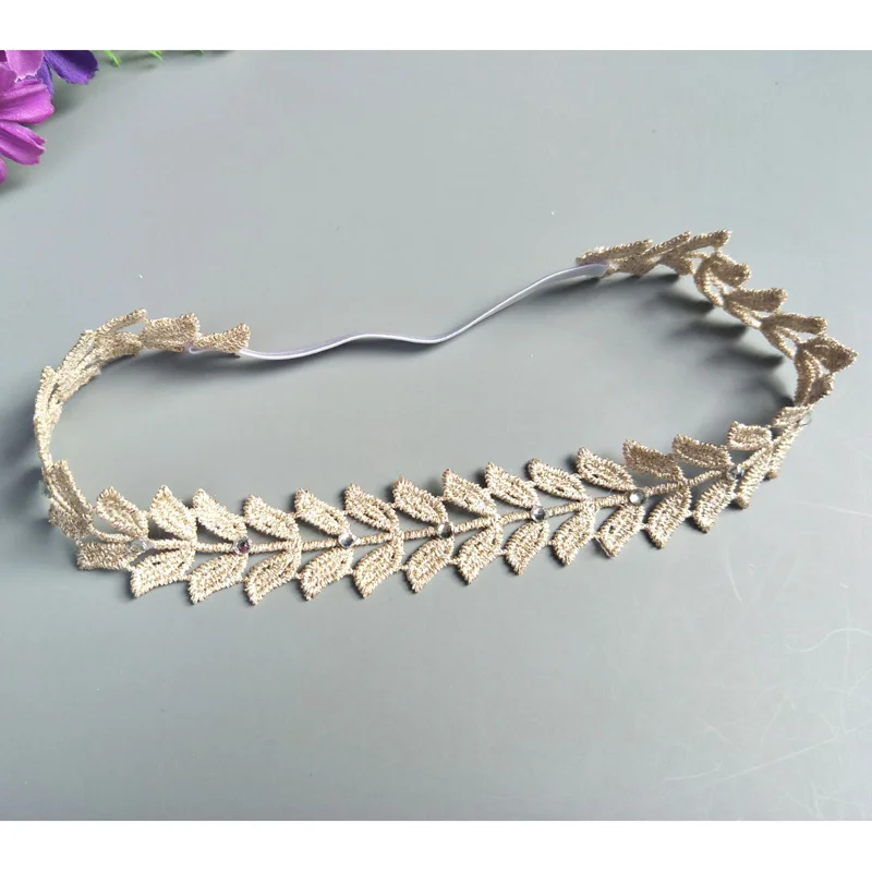 4Weaved Petals Baby Girl Headband Sweet Princess Flower Headband Dress Up NylonElastic Hair Bands Headdress Toddler Gift