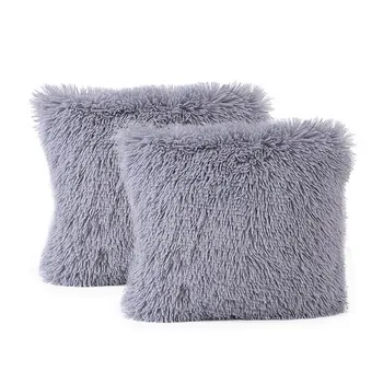 

2PC Pillow Case Sofa Waist Throw Cushion Cover Home Decor Decorative Square Super Smooth Invisi Easy Insertion And Washing b1