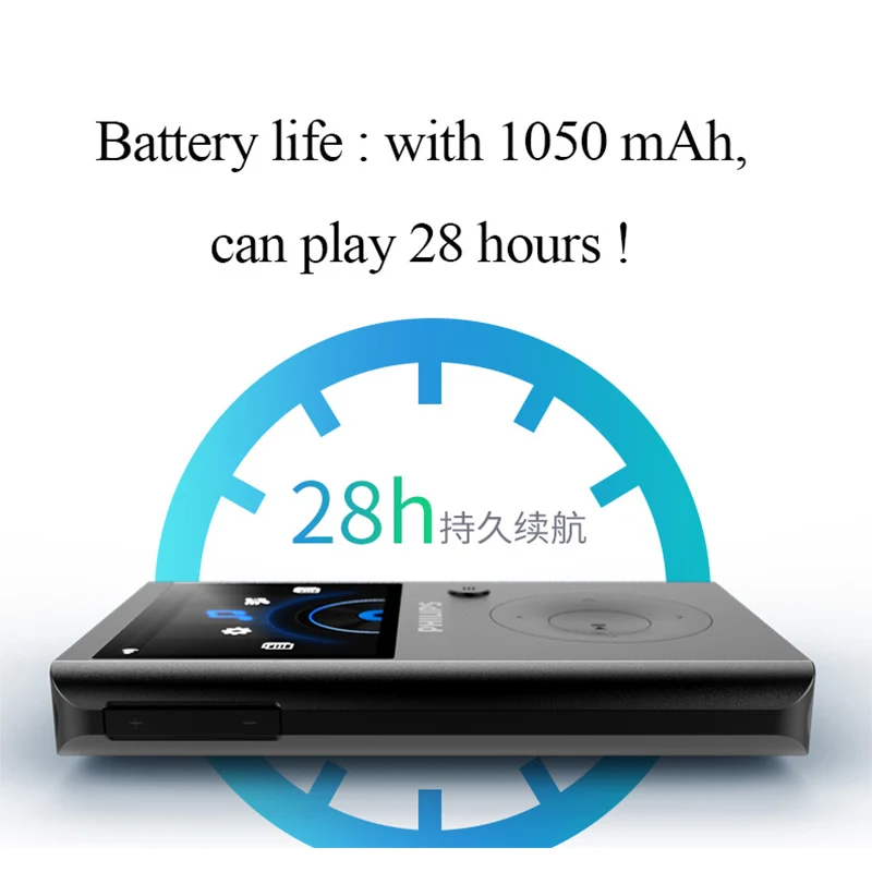 Оригинальный MP3 плеер PHILIPS SA8232 DSD 32G Bluetooth HIFI музыкальный двухъядерный процессор