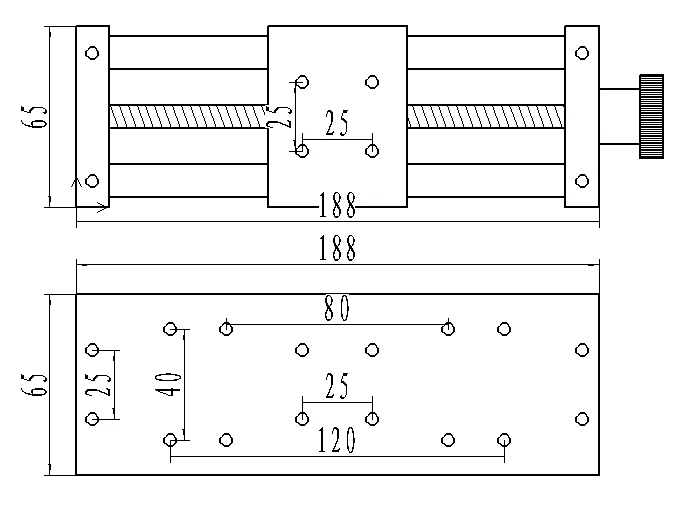 Funssor, черный цвет, CNC Z AXIS SLIDE 160 мм, для маршрутизатора с ЧПУ, комплект линейного движения для Reprap 3d принтера, части с ЧПУ, профили