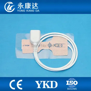 

5pcs/pack Free shipping! Nihon Kohden ADULT disposable spo2 sensor, 9pin / 1m, Non-woven, CE&ISO13485,medical TPU