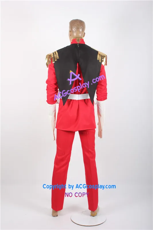 Mobile Suit Gundam AGE Char Aznable Uniform Cos Clothes Cosplay Costume# Mobile Suit Gundam AGE Char Aznable Uniform Cos Clothes Cosplay Costume#