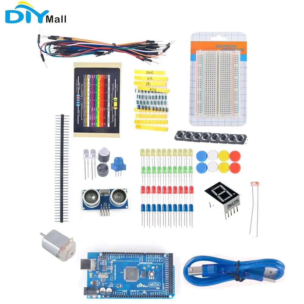 Набор для начинающих DIYmall 2560 R3 набор Arduino светодиодный подарок на Рождество