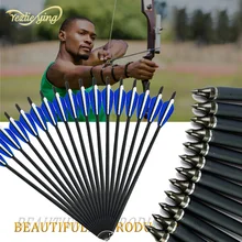 12PCS 16/20-Inch Crossbow Bolt Carbon Arrows Blue/White Feathers Replaceable Arrowheads for Bow and Arrow Hunting Archery Entertainment 12PCS 16/20-Inch Crossbow Bolt Carbon Arrows Blue/White Feathers Replaceable Arrowheads for Bow and Arrow Hunting Archery Entertainment