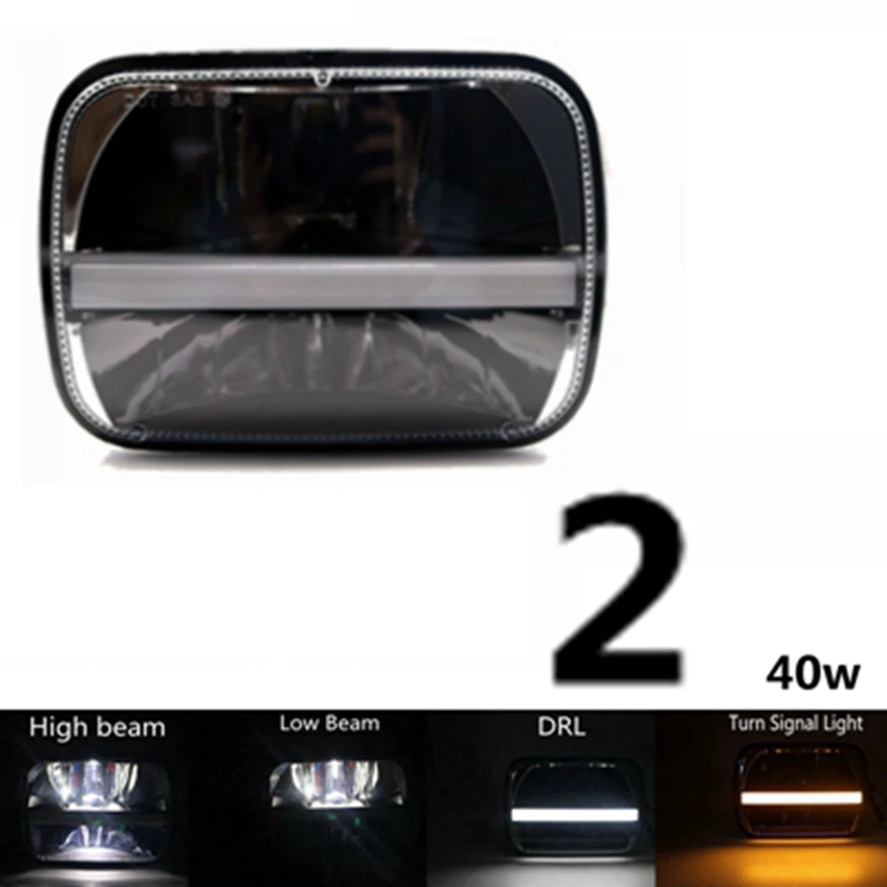 7x6 светодиодный головной светильник s H4 светильник для Suzuki Катана 750,1000 и 1100