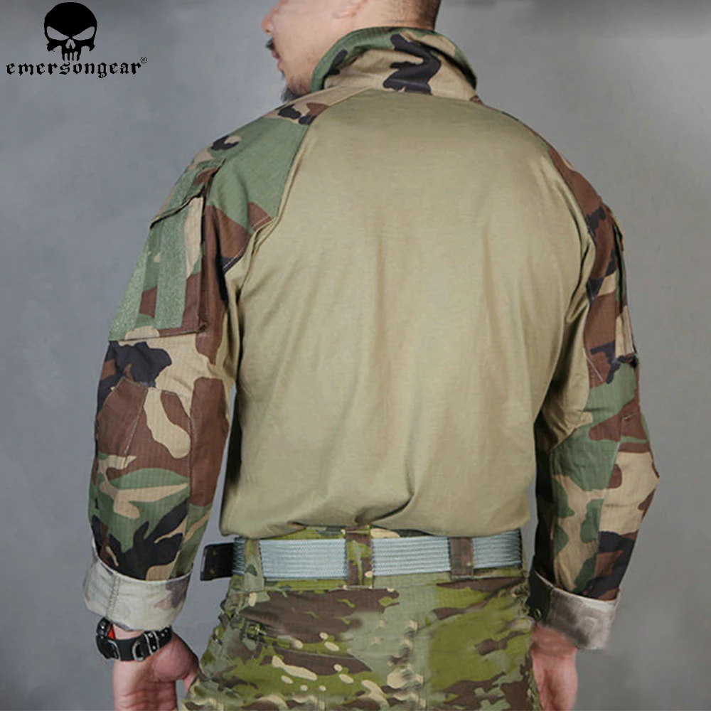  EMERSONGEAR Tactical Shirt Hunting clothes G3 Military BDU Airsoft Emerson Paintball Uniform Woodla